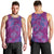 Hawaiian Turtles and Polynesian Art Tattoo Men Tank Top Cerise
