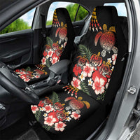 Hawaiian Hibiscus Turtle and Tropical Flower Car Seat Cover Dynamic Vibe