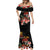 Hawaiian Hibiscus Turtle and Tropical Flower Mermaid Dress Dynamic Vibe