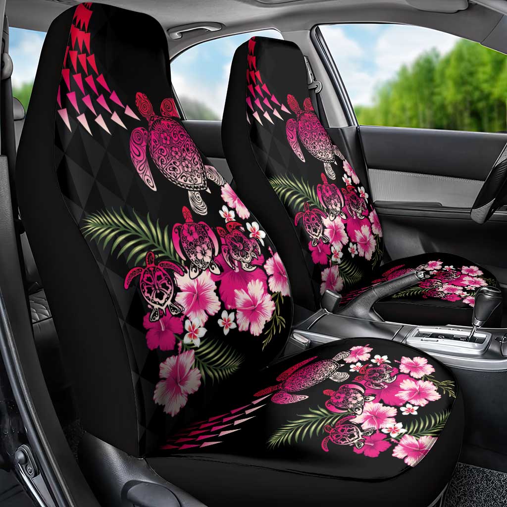 Hawaiian Hibiscus Turtle and Tropical Flower Car Seat Cover Sweet Vibe