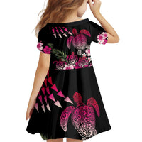 Hawaiian Hibiscus Turtle and Tropical Flower Family Matching Summer Maxi Dress and Hawaiian Shirt Sweet Vibe LT03 - Polynesian Pride