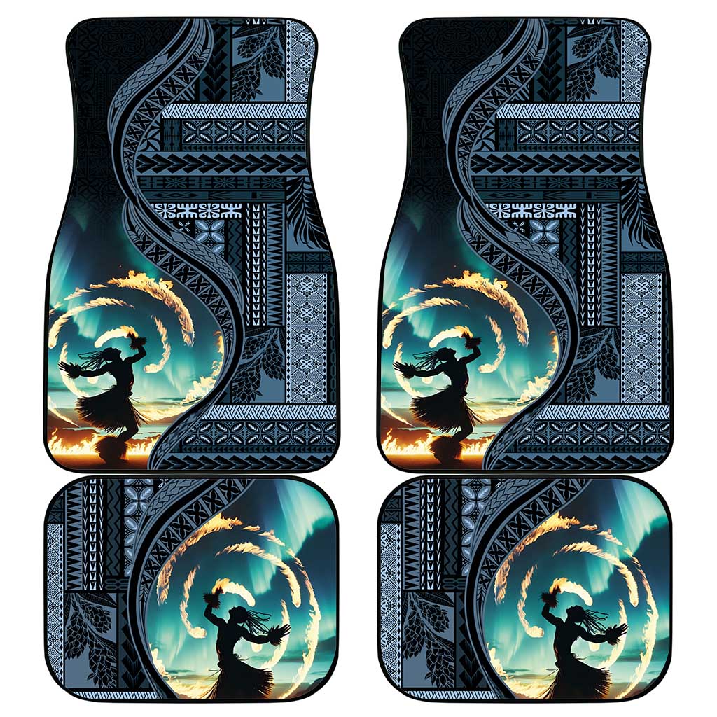 Samoan Siapo Motif and Siva Afi Dance Car Mats