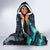 Samoan Siapo Motif and Siva Afi Dance Hooded Blanket