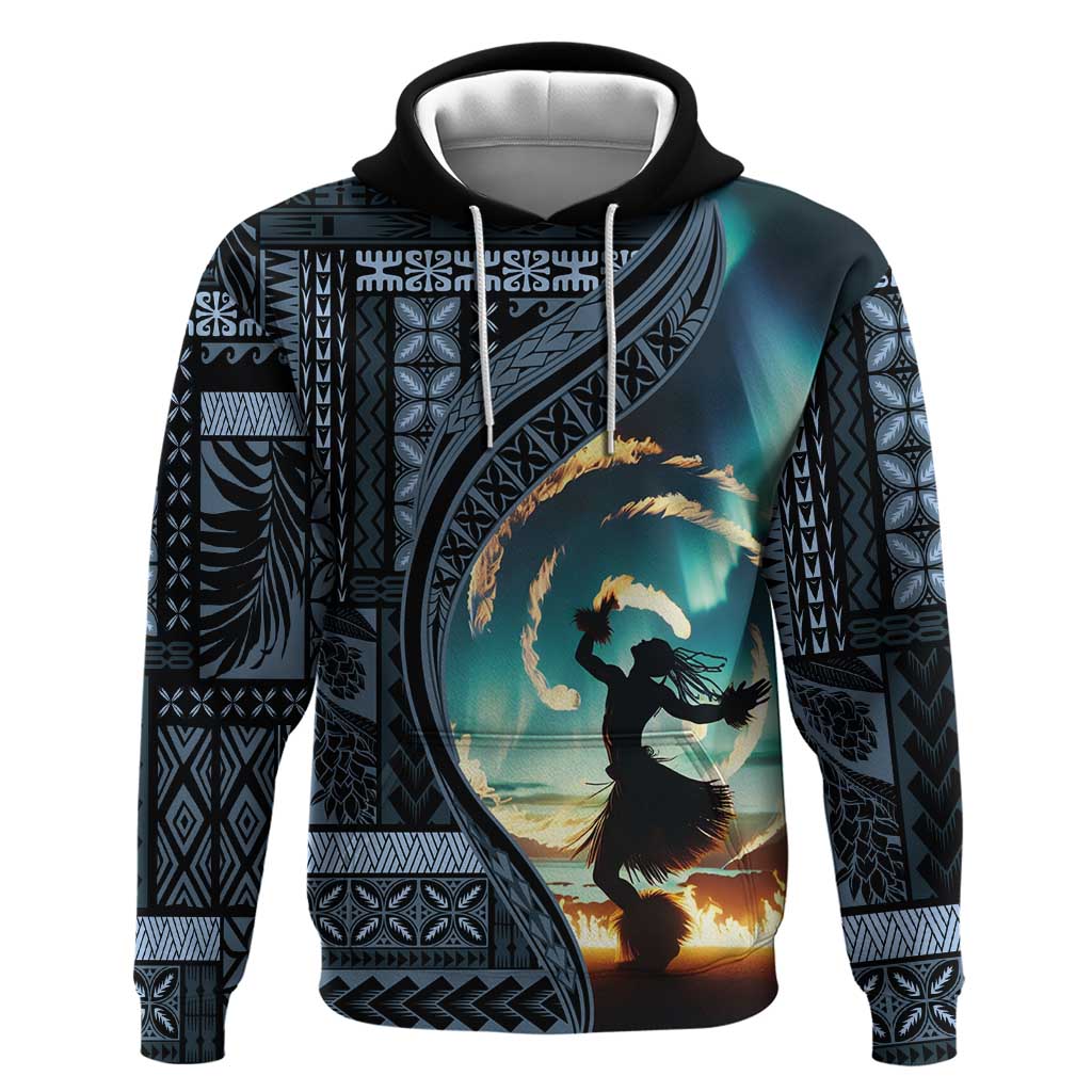 Samoan Siapo Motif and Siva Afi Dance Hoodie