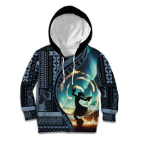 Samoan Siapo Motif and Siva Afi Dance Kid Hoodie