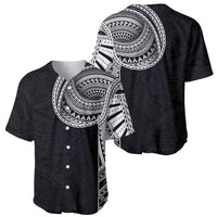 Samoan Art Tattoo Polynesian Pattern Baseball Jersey