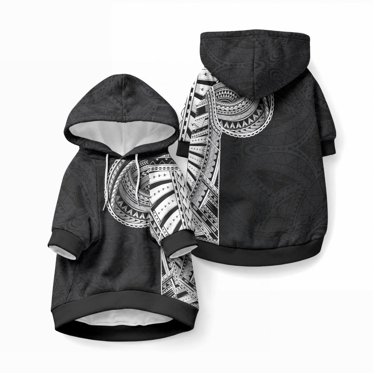 Samoan Art Tattoo Polynesian Pattern Pet Hoodie