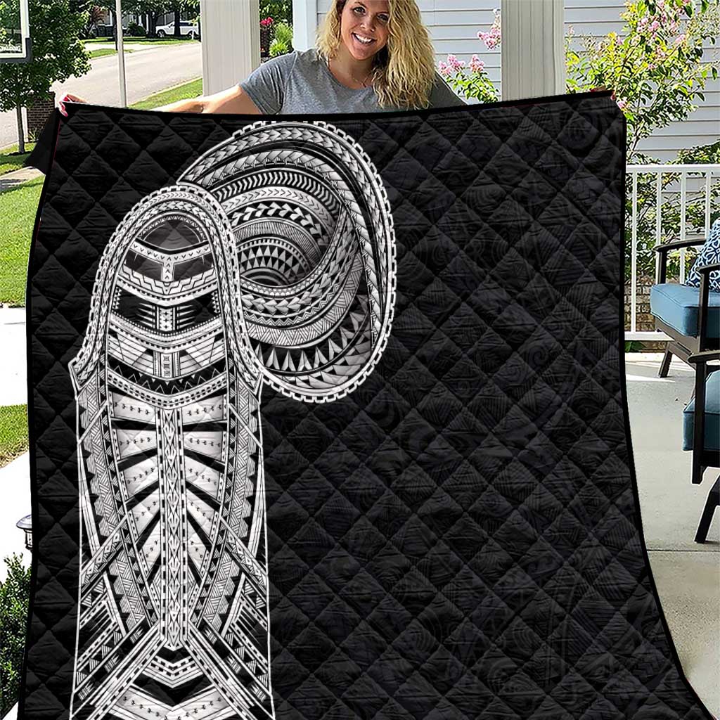 Samoan Art Tattoo Polynesian Pattern Quilt