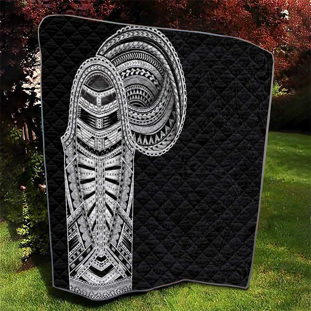 Samoan Art Tattoo Polynesian Pattern Quilt