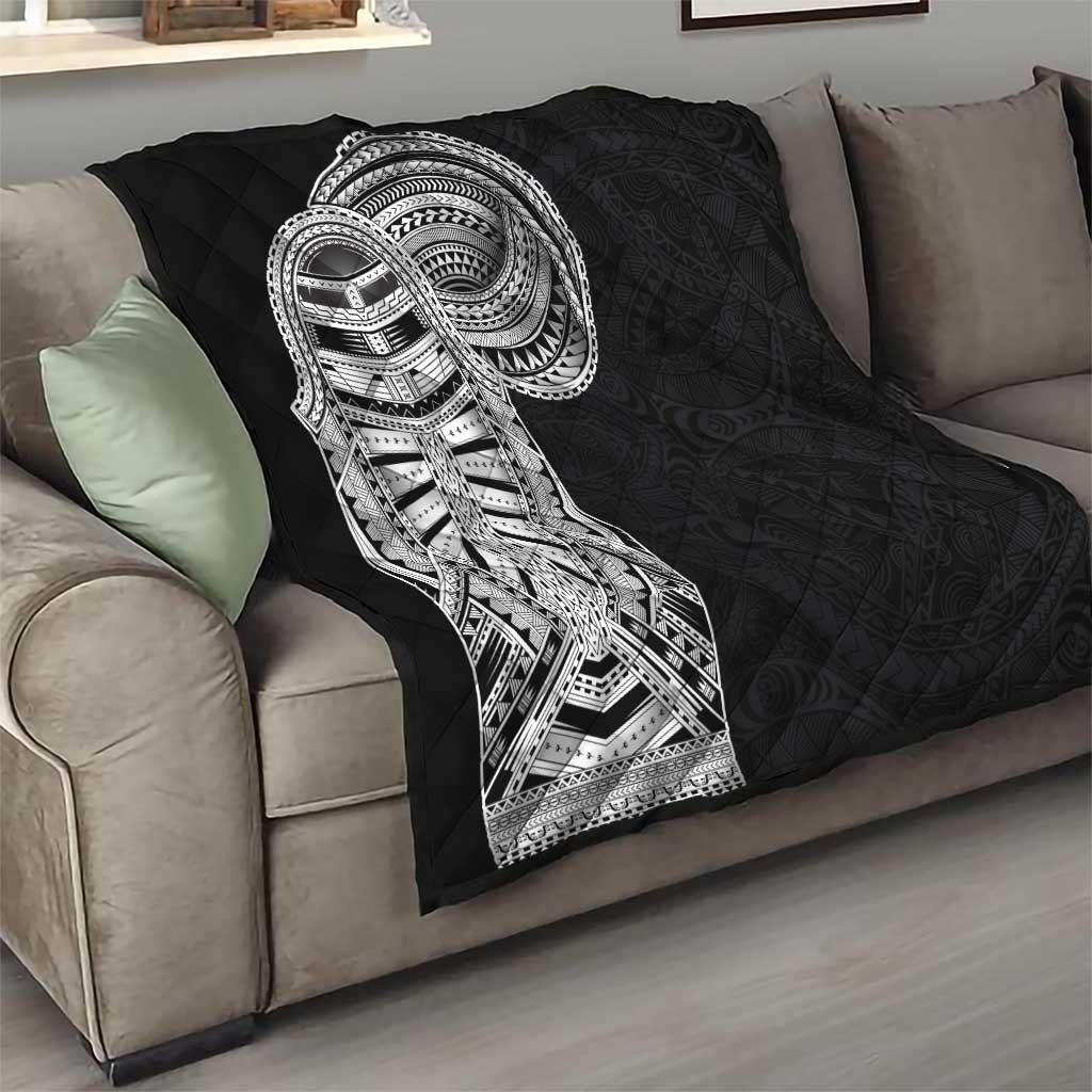 Samoan Art Tattoo Polynesian Pattern Quilt