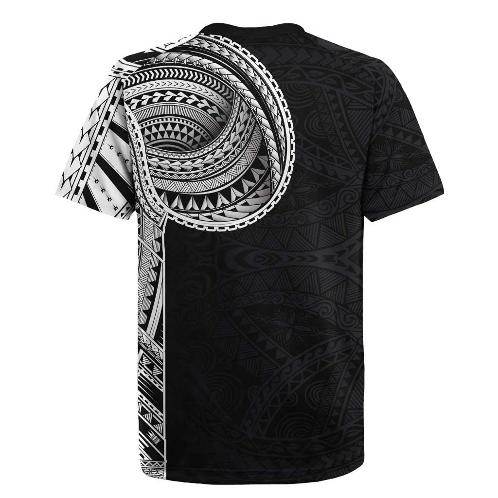 Samoan Art Tattoo Polynesian Pattern Rugby Jersey