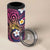 Hawaiian Octopus Tattoo and Frangipani 4 in 1 Can Cooler Tumbler