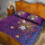 Hawaiian Octopus Tattoo and Frangipani Quilt Bed Set