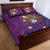 Hawaiian Octopus Tattoo and Frangipani Quilt Bed Set