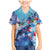 Hawaii Aloha Whales Family Matching Mermaid Dress and Hawaiian Shirt Hibiscus and Whales with Polynesian Pattern - Polynesian Pride