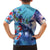 Hawaii Aloha Whales Family Matching Tank Maxi Dress and Hawaiian Shirt Hibiscus and Whales with Polynesian Pattern - Polynesian Pride