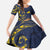 Tokelau Tokehega Day Family Matching Mermaid Dress and Hawaiian Shirt Coat of Arms with Polynesian Tattoo and Hibiscus