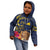 Tokelau Tokehega Day Kid Hoodie Coat of Arms with Polynesian Tattoo and Hibiscus