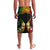 Personalised Kosrae Liberation Day Lavalava Polynesian Tattoo and Plumeria Reggae Color