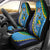 Malampa Fiji Day Car Seat Cover National Symbols with Tapa Tribal and Polynesian Tattoo