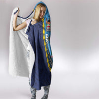 Malampa Fiji Day Hooded Blanket National Symbols with Tapa Tribal and Polynesian Tattoo LT03 - Polynesian Pride