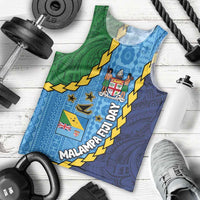 Malampa Fiji Day Men Tank Top National Symbols with Tapa Tribal and Polynesian Tattoo
