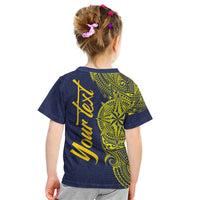 Personalised Tokelau Classic Ngatu Motifs Kid T Shirt