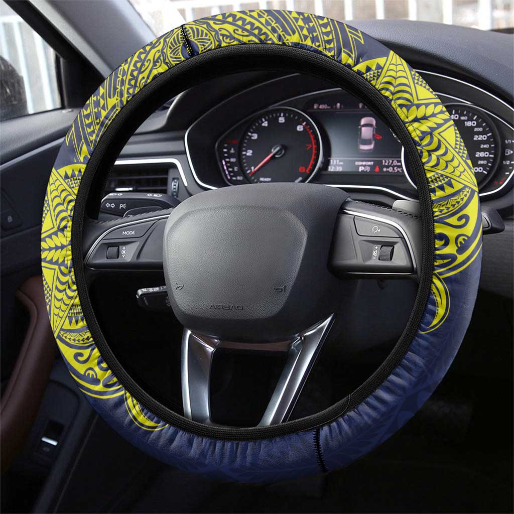 Tokelau Classic Ngatu Motifs Steering Wheel Cover