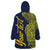 Personalised Tokelau Classic Ngatu Motifs Wearable Blanket Hoodie