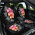 Hawaiian Hibiscus Turtle Tribal Polynesian Pattern Car Seat Cover Black Color