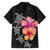 Hawaiian Hibiscus Turtle Tribal Polynesian Pattern Hawaiian Shirt Black Color