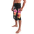 Hawaiian Hibiscus Turtle Tribal Polynesian Pattern Lavalava Black Color