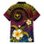 Hawaiian Plumeria Turtle Tribal Spiral Polynesian Tattoo Hawaiian Shirt Fanciful Color