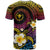 Hawaiian Plumeria Turtle Tribal Spiral Polynesian Tattoo T Shirt Fanciful Color