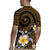 Hawaiian Plumeria Turtle Tribal Spiral Polynesian Tattoo Rugby Jersey Gold Color