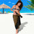 Hawaiian Plumeria Turtle Tribal Spiral Polynesian Tattoo Sarong Gold Color