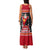 Papua New Guinea Christmas Family Matching Tank Maxi Dress and Hawaiian Shirt Santa With Flag Of PNG Polynesian Tribal Xmas Vibe LT03 - Polynesian Pride