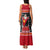 Custom Papua New Guinea Christmas Family Matching Tank Maxi Dress and Hawaiian Shirt Santa With Flag Of PNG Polynesian Tribal Xmas Vibe LT03 - Polynesian Pride