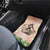 Woman Polynesian Tattoos Car Mats Tropical Flower - Peach Fuzz Color