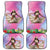 Woman Polynesian Tattoos Car Mats Tropical Flower - Sweets Vibrant Color