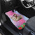 Woman Polynesian Tattoos Car Mats Tropical Flower - Sweets Vibrant Color