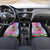 Woman Polynesian Tattoos Car Mats Tropical Flower - Sweets Vibrant Color