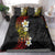 Plumeria Bedding Set Polynesian Tribal Frangipani Sunset