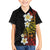 Plumeria Family Matching Long Sleeve Bodycon Dress and Hawaiian Shirt Polynesian Tribal Frangipani Sunset