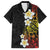 Plumeria Hawaiian Shirt Polynesian Tribal Frangipani Sunset