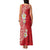 Plumeria Family Matching Tank Maxi Dress and Hawaiian Shirt Polynesian Tribal Frangipani Red