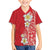 Plumeria Hawaiian Shirt Polynesian Tribal Frangipani Red