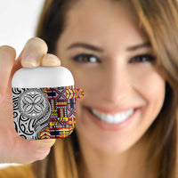 Niue Hiapo and Maori Decoration Tattoos AirPods Case - Polynesian Pride