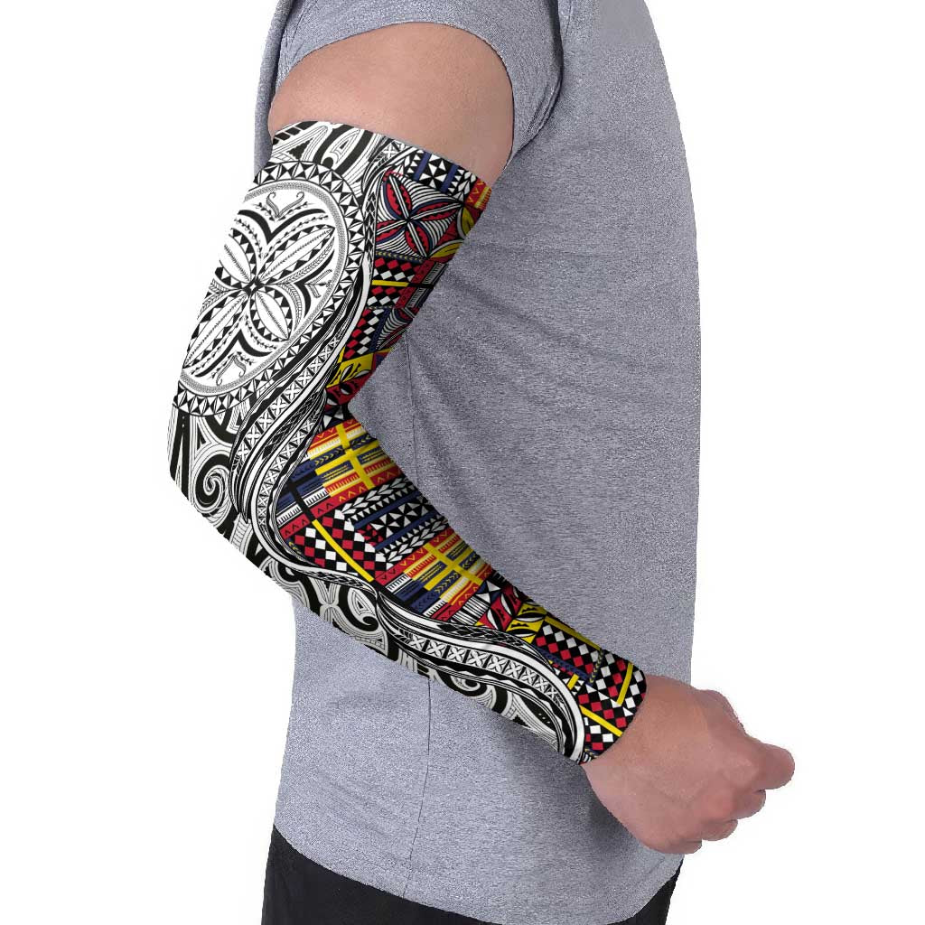 Niue Hiapo and Maori Decoration Tattoos Arm Sleeves - Polynesian Pride