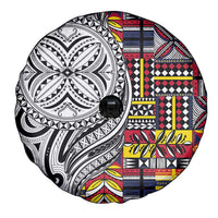 Niue Hiapo and Maori Decoration Tattoos Spare Tire Cover - Polynesian Pride